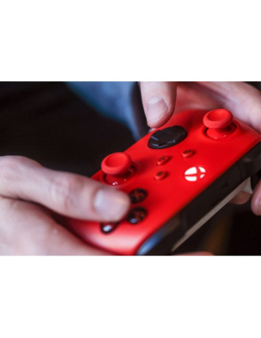 Microsoft xbox series kontroler - pulsujący czerwon