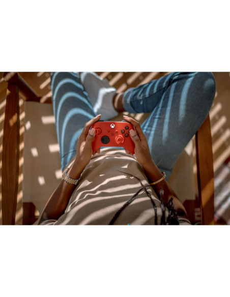 Microsoft xbox series kontroler - pulsujący czerwon