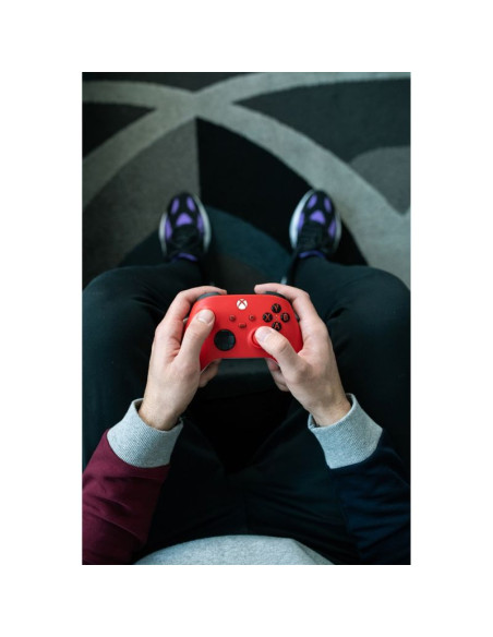 Microsoft xbox series kontroler - pulsujący czerwon