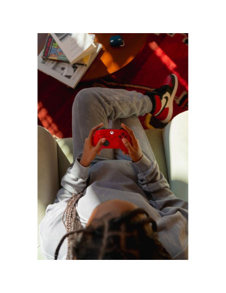 Microsoft xbox series kontroler - pulsujący czerwon