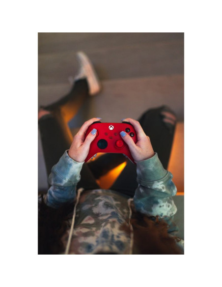 Microsoft xbox series kontroler - pulsujący czerwon