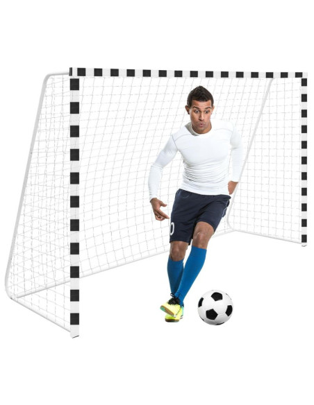 Bramka do piłki nożnej z siatką 300x200x100cm enero