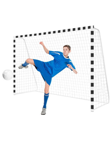 Bramka do piłki nożnej z siatką 300x200x100cm enero