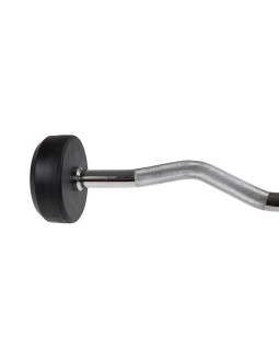 Sztanga/gryf stały gumowany łamany 15 kg hms gsl15