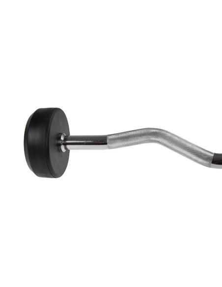 Sztanga/gryf stały gumowany łamany 15 kg hms gsl15