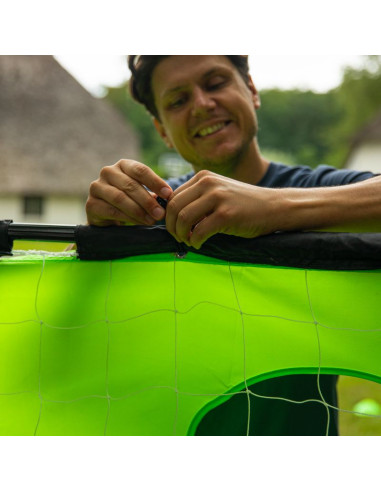 Virtufit bramka piłkarska z matą do strzelania - 215 x 150 cm