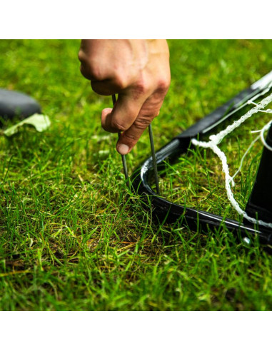 Virtufit bramka piłkarska z matą do strzelania - 215 x 150 cm