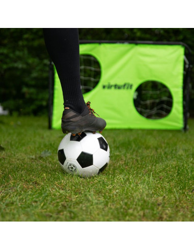 Virtufit bramka piłkarska z matą do strzelania - 215 x 150 cm