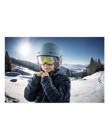 Kask zimowy alpina zupo smoke-blue matt 51-55