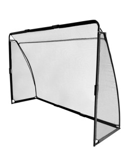 Bramka do piłki nożnej z siatką i tarczą strzelecką 240x160x80cm enero pro 2