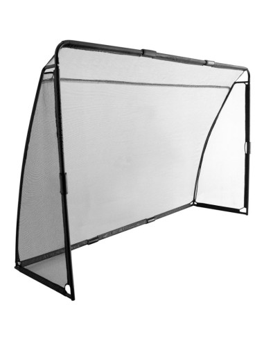 Bramka do piłki nożnej z siatką i tarczą strzelecką 240x160x80cm enero pro