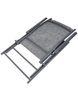 Krzesło ogrodowe 57x68x106cm  2xtextline 7-pozycyjne z zagłówkiem kpl.2szt 2