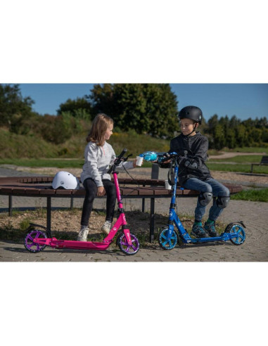 Hulajnoga pb damper 200mm 2xamortyzator niebieska