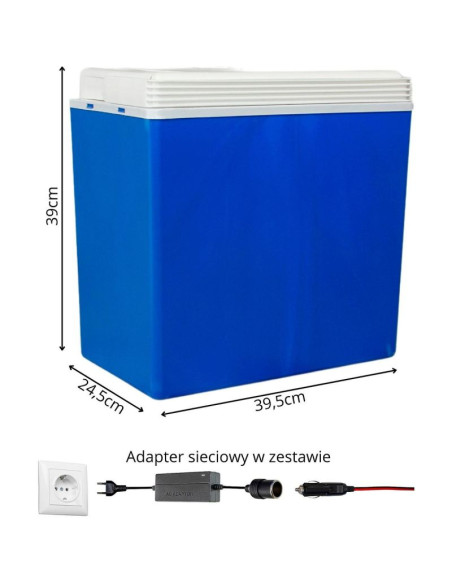 Lodówka turystyczna elektryczna 24l 12/230v redcliffs
