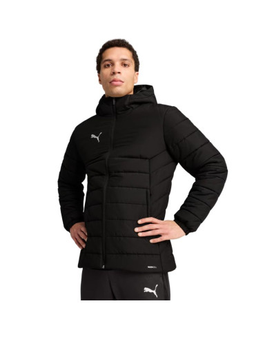 Kurtka męska puma team additions hooded padded czarna 659795 03