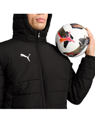 Kurtka męska puma team additions hooded padded czarna 659795 03