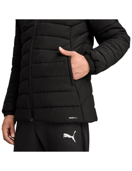 Kurtka męska puma team additions hooded padded czarna 659795 03