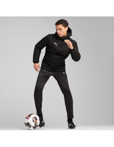 Kurtka męska puma team additions hooded padded czarna 659795 03