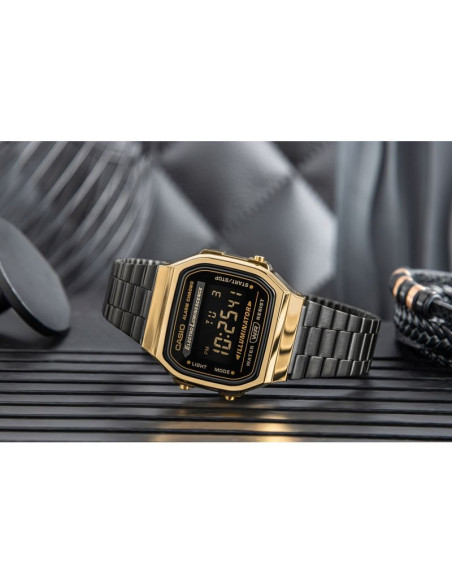 Zegarek męski casio vintage a168wegb-1bef + box