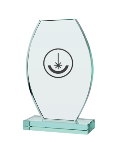 Trofeum szklane grawerowane z etui