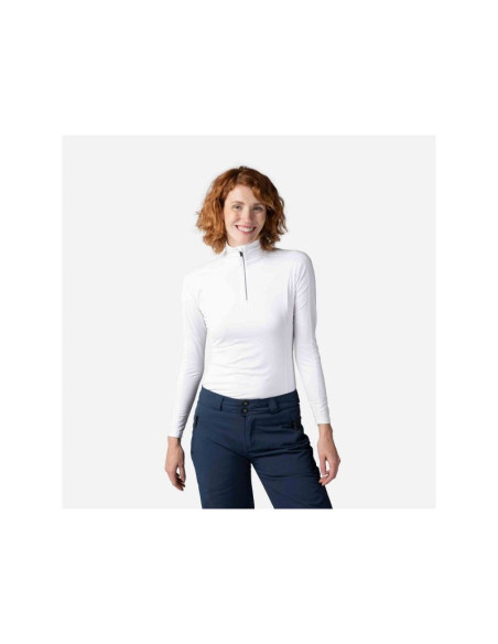 Bluza rossignol w classique 1/2 zip biały