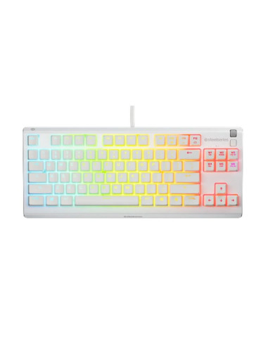 Klawiatura steelseries apex 3 tkl us, white