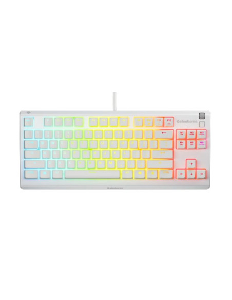 Klawiatura steelseries apex 3 tkl us, white