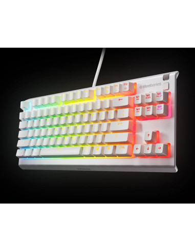 Klawiatura steelseries apex 3 tkl us, white