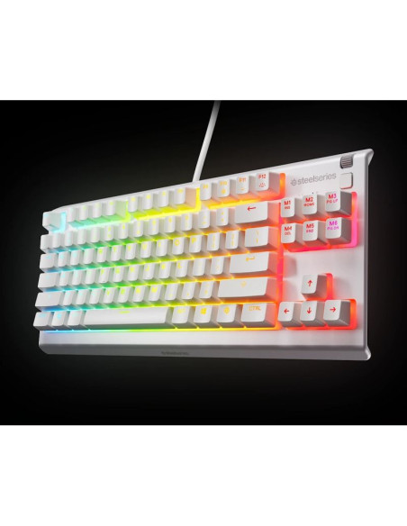 Klawiatura steelseries apex 3 tkl us, white