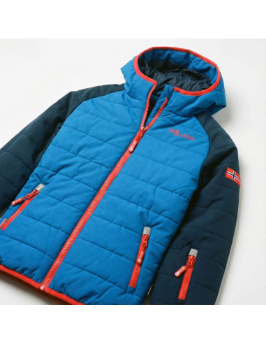 Wodoodporna kurtka ocieplana trollkids kids hafjell snow jacket pro dla chłopca/dziewczynki (514-117)