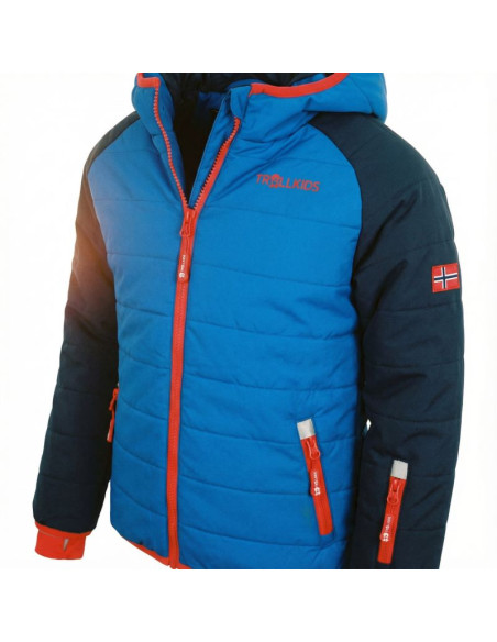 Wodoodporna kurtka ocieplana trollkids kids hafjell snow jacket pro dla chłopca/dziewczynki (514-117)