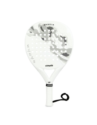 Virtufit rakieta padel hybrid - biało-szara