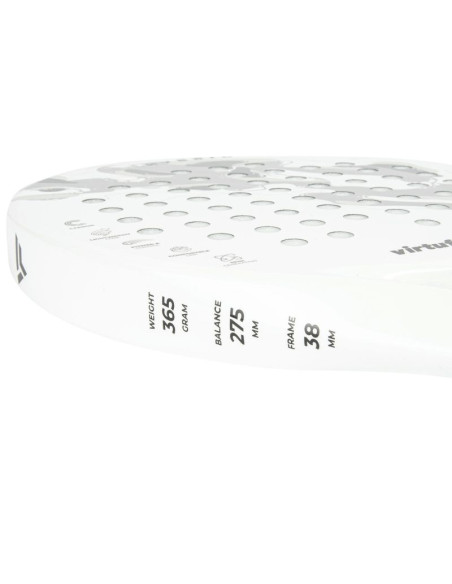 Virtufit rakieta padel hybrid - biało-szara