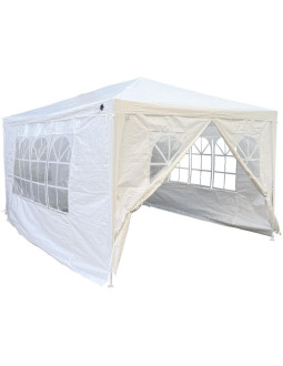 Pawilon namiot ogrodowy 3x4x2.5m biały saska garden
