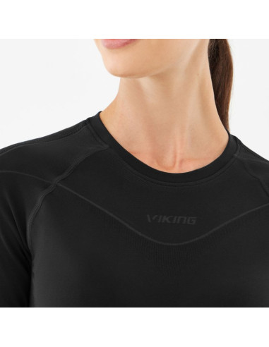 Bielizna termoaktywna damska viking gaja lady set czarna 500-27-5512-0900