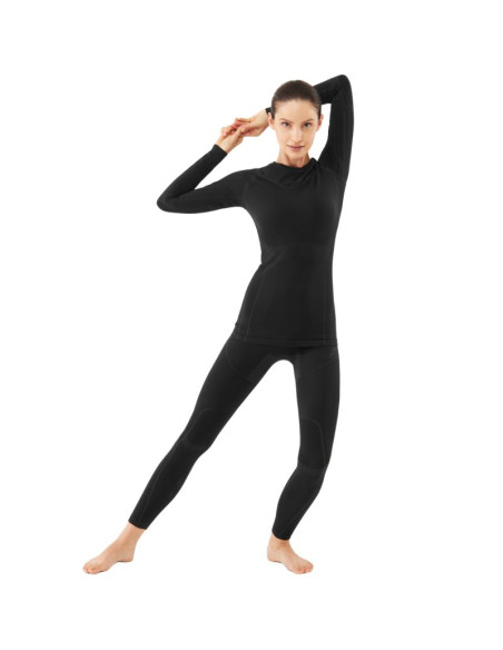 Bielizna termoaktywna damska viking gaja lady set czarna 500-27-5512-0900