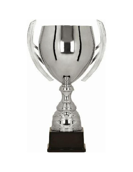 Puchar metalowy srebrny batikas