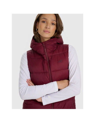 Bezrękawnik puchowy z wypełnieniem syntetycznym damski 4f 4fraw25tvjaf326-60s