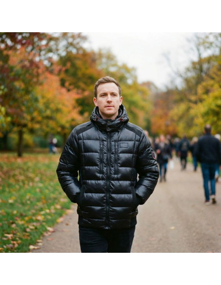 Kurtka męska geographical norway baptiste black db men 056 black (wz8155h/gn-noir)