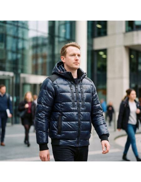 Kurtka męska geographical norway baptiste navy db men 056 navy (wz8156h/gn-marine)