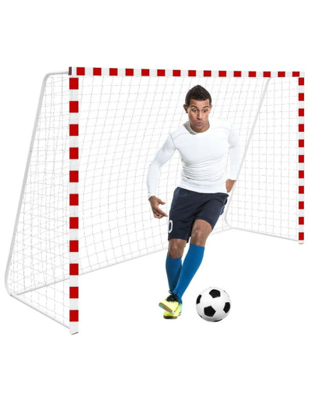Bramka do piłki nożnej z siatką 300x160x90cm enero