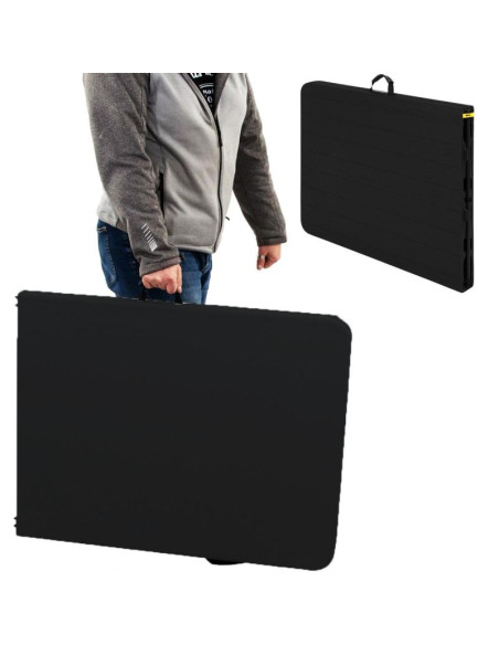 Stół cateringowy składany w walizkę 240x74x74cm 150kg czarny