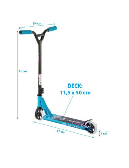 Hulajnoga wyczynowa pb stunt 110mm crystal blue 2