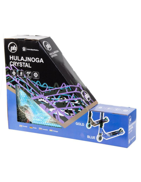 Hulajnoga wyczynowa pb stunt 110mm crystal blue