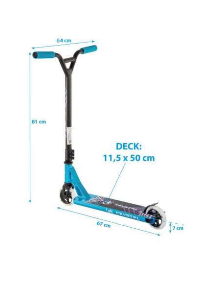 Hulajnoga wyczynowa pb stunt 110mm crystal blue