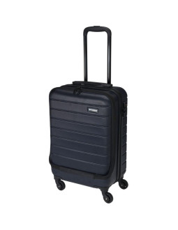 Walizka podróżna kabinowa 20 cali z komorą na laptopa proworld szary