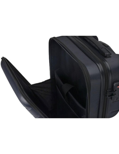 Walizka podróżna kabinowa 20 cali z komorą na laptopa proworld szary