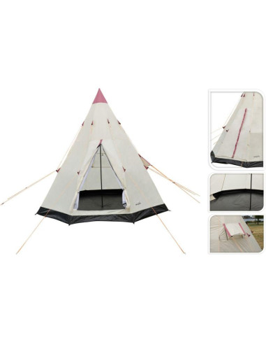 Namiot tipi 250x250x240cm beżowy redcliffs