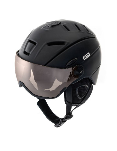 Kask narciarski meteor holo xl 61-63 cm czarny