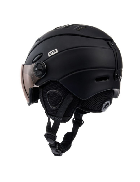 Kask narciarski meteor holo xl 61-63 cm czarny